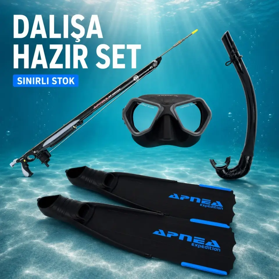 Apnea Dalışa Hazır Set