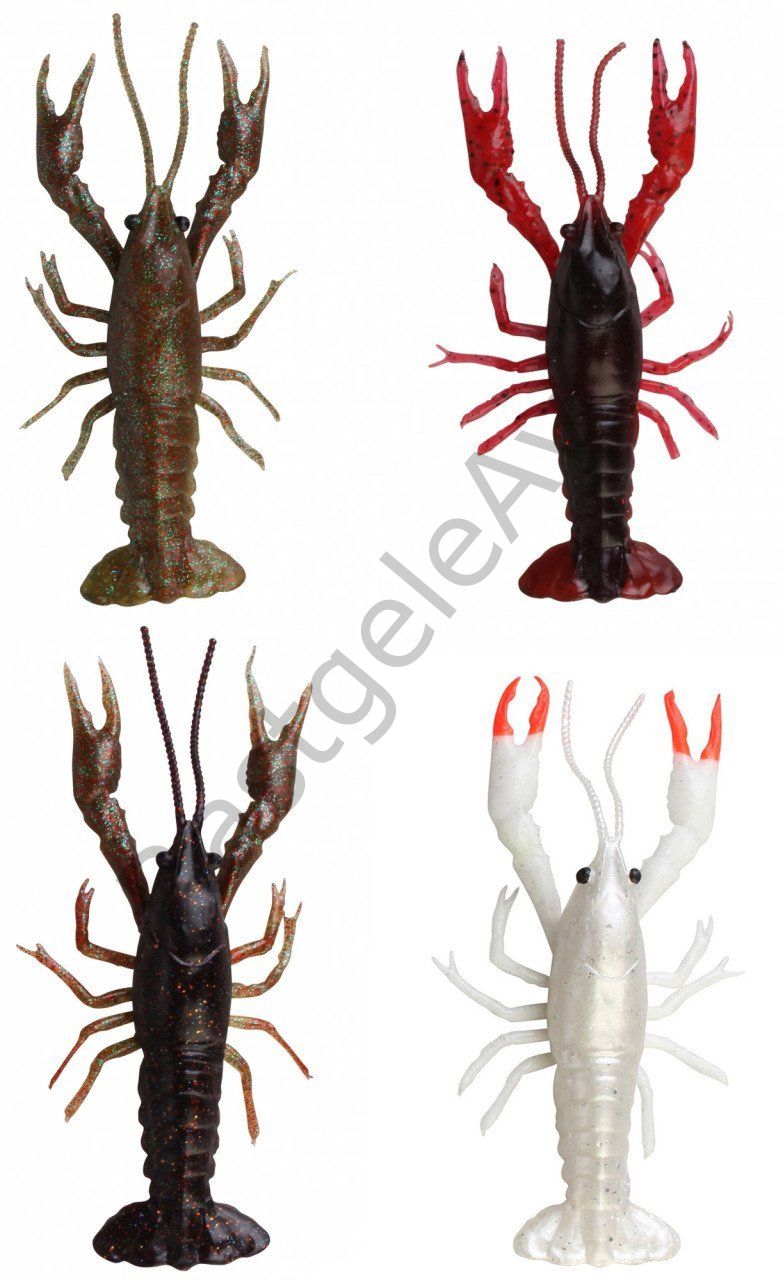 Savage gear LB 3D Crayfish 8 cm 4 gr F 4 Adet Suni Yem Ghost