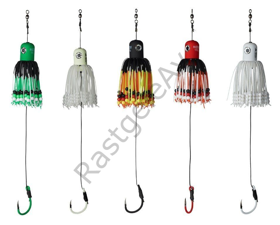 MADCAT A-Static Adjustable Clonk Teaser 33cm 10/0 150gr Sahte Balık White