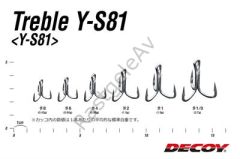 DECOY Y-S81 Treble Süper Heavy Duty Güçlendirilmiş Üçlü İğne