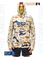 Fujin Pro Angler S24 Buff&Hoodie Natural Camo