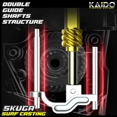 Kaido Skuga SF9000 6+1BB Surf Olta Makinesi