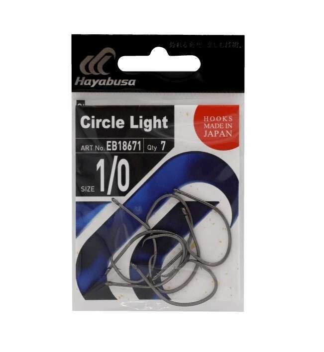 Hayabusa HCRL 186 Circle Delikli Çupra İğnesi Black Nikel