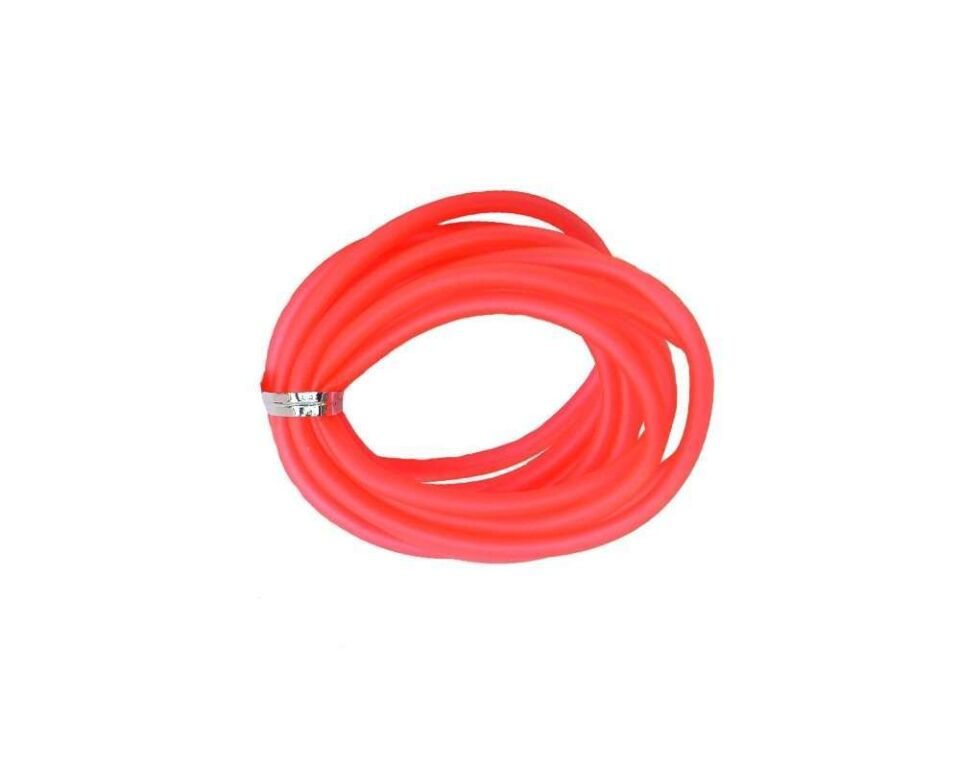 Captain  Silikon Hortum Tube 2mt Kırmızı Standart - 4 MM
