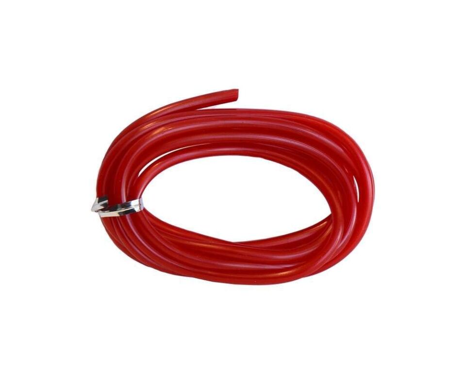 Captain  Silikon Hortum Tube 2mt Kırmızı Standart - 4 MM
