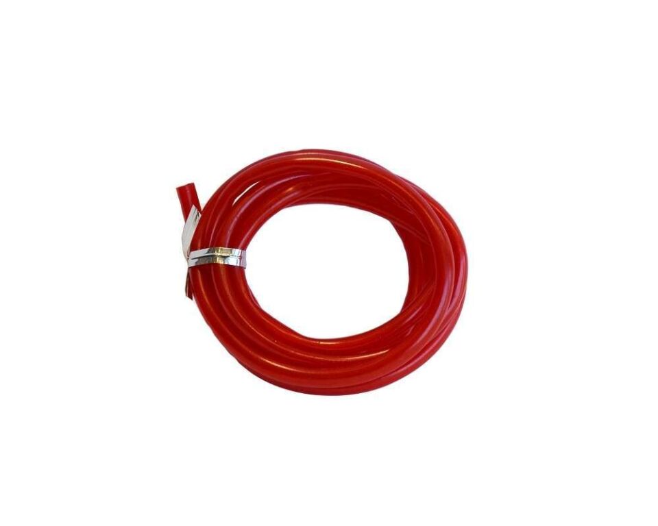 Captain  Silikon Hortum Tube 2mt Kırmızı Standart - 4 MM