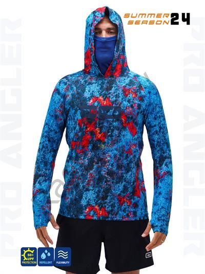 Fujin Pro Angler S24 Buff&Hoodie Red Reef