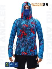 Fujin Pro Angler S24 Buff&Hoodie Red Reef