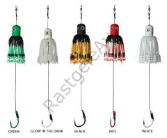 MADCAT A-Static Adjustable Clonk Teaser 33cm 8/0 100gr Sahte Balık White