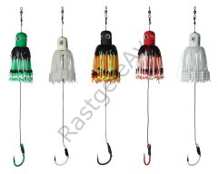 MADCAT A-Static Adjustable Clonk Teaser 33cm 8/0 100gr Sahte Balık White