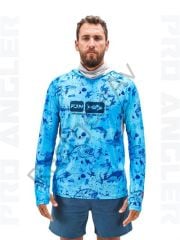 Fujin Pro Angler S24 Buff&Hoodie Blue Fish