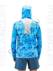 Fujin Pro Angler S24 Buff&Hoodie Blue Fish