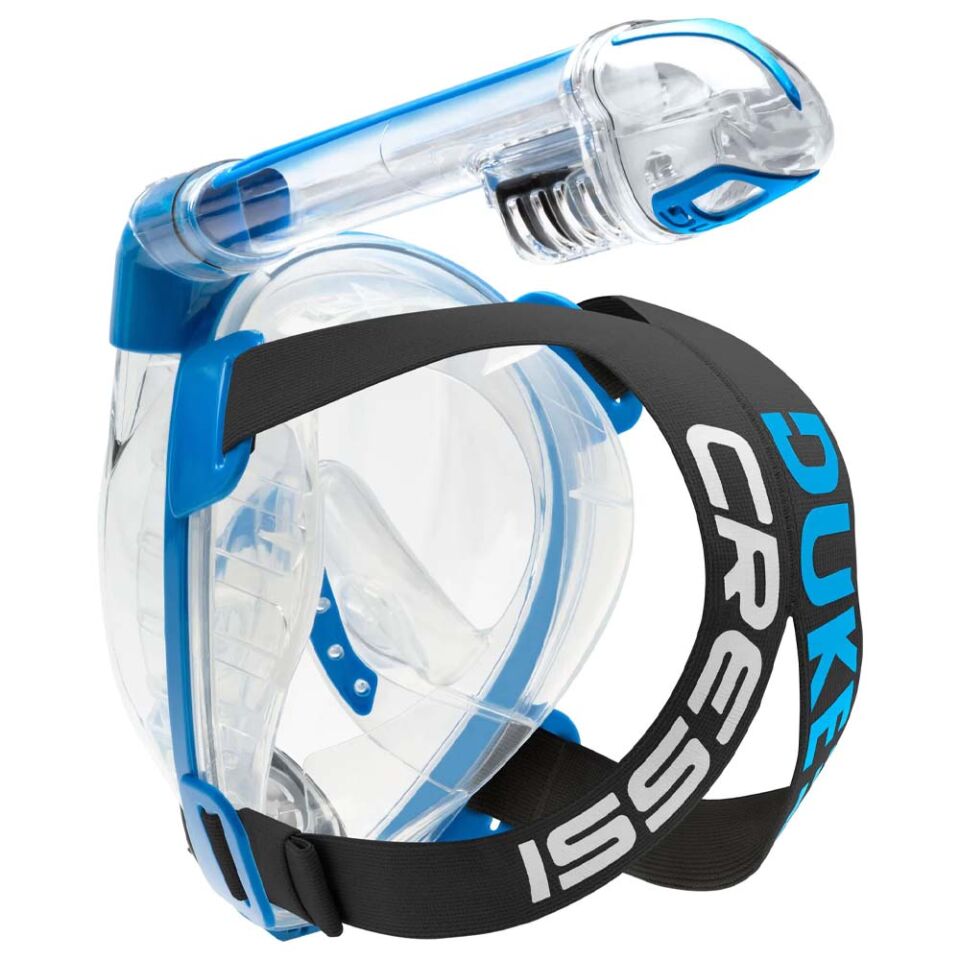 Cressi Duke Tam Yüz Maske CLEAR-BLUE - S - M