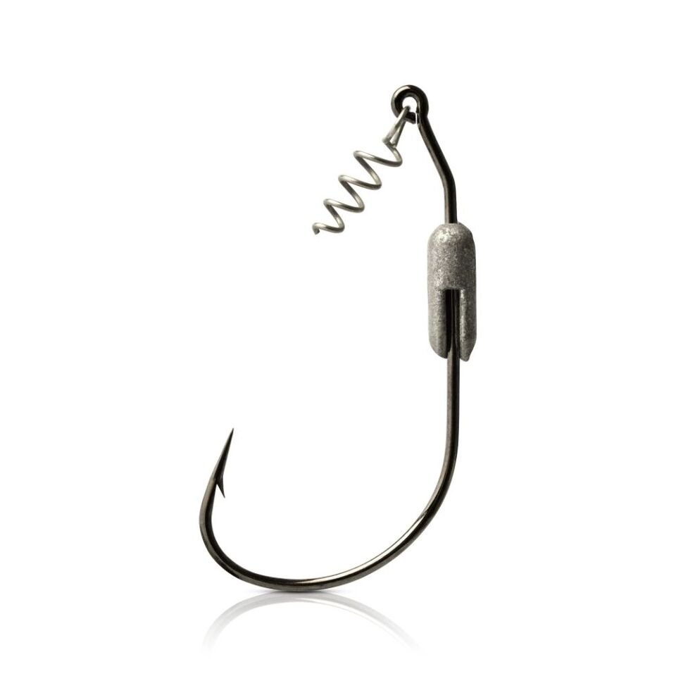 Mustad 91768S18 Power Lock Plus Spring Olta İğnesi BLACK NICKEL - NO:3/0-3LÜ