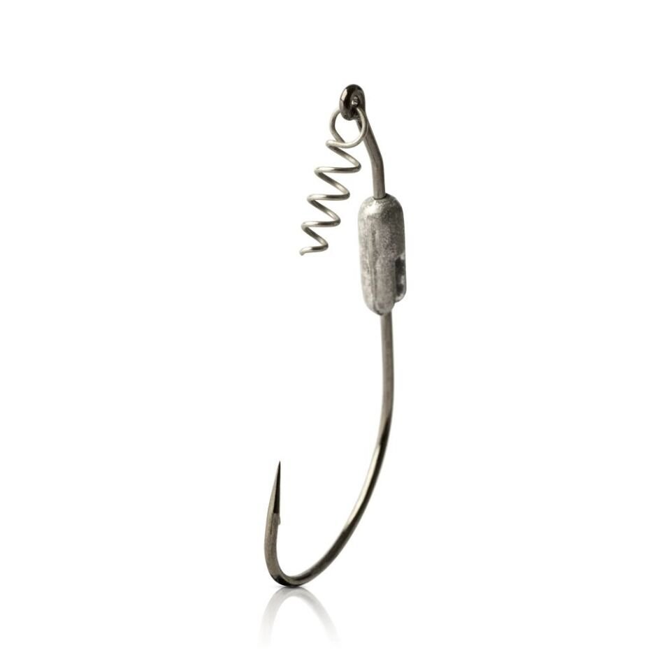 Mustad 91768S18 Power Lock Plus Spring Olta İğnesi BLACK NICKEL - NO:4-0 3LU