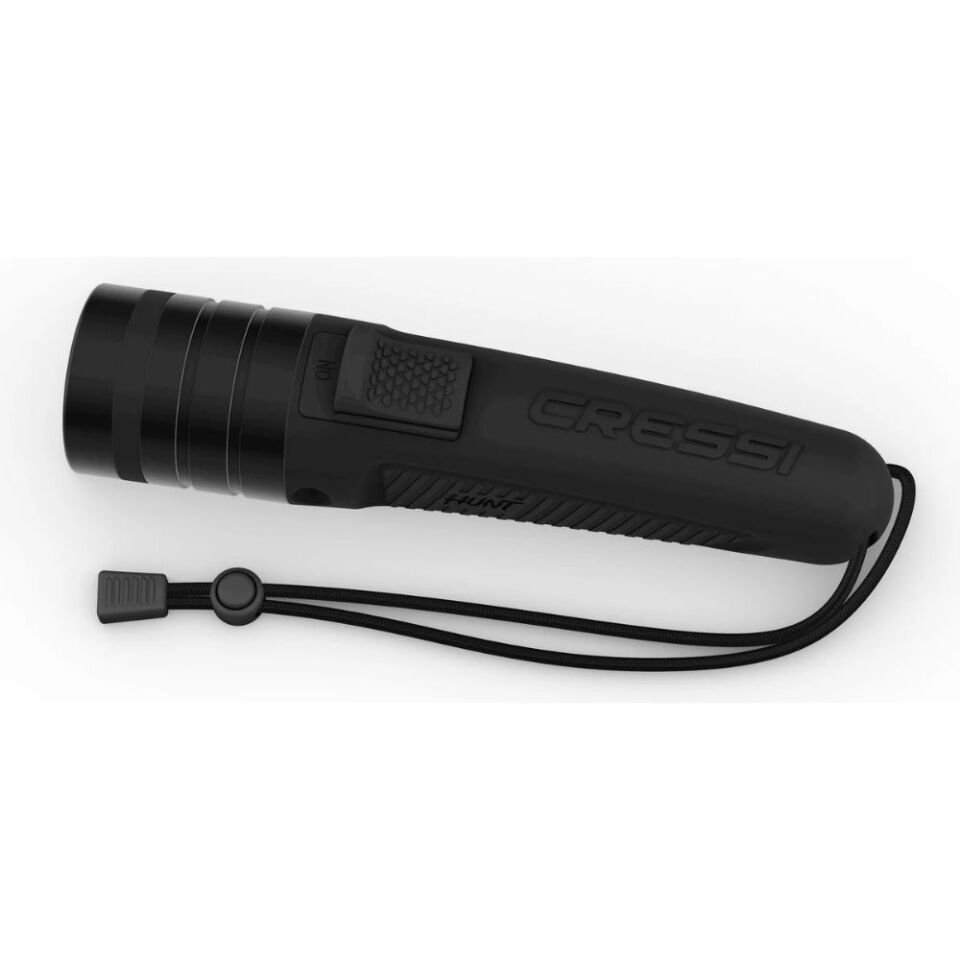 Cressi Hunt Dalış Feneri BLACK - 16CM