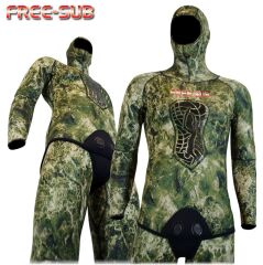 Free-Sub 5mm Expert Green Serbest Dalış Avcı Elbise