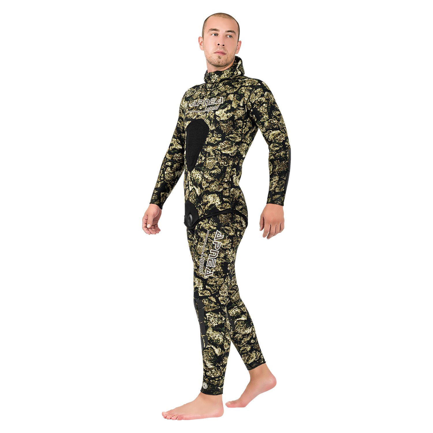 Apnea 5mm Legend 3D Rock Kamuflaj Serbest Dalış Elbisesi