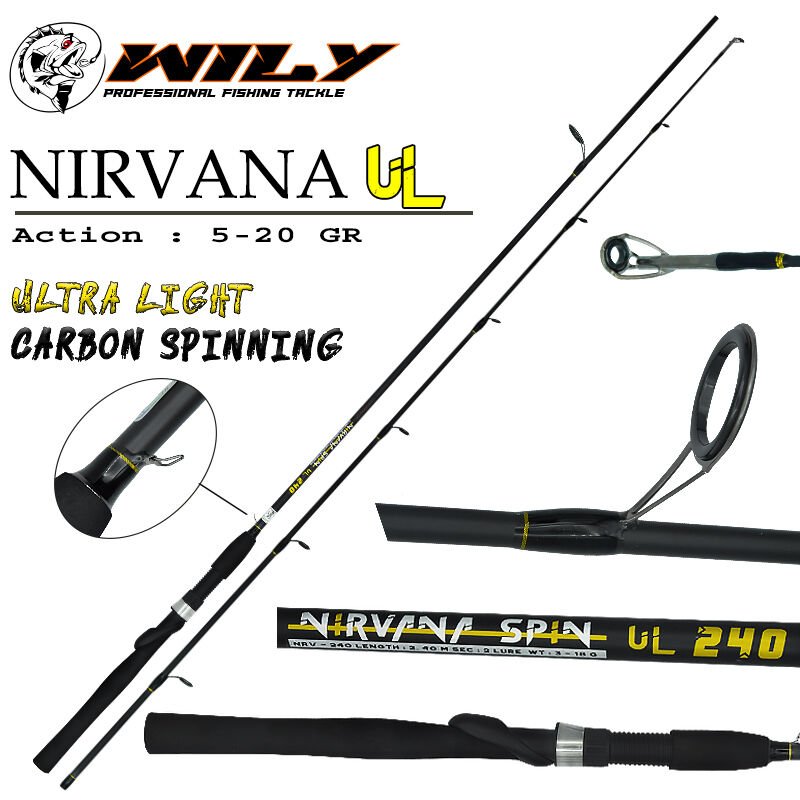 Wily Nirvana UL  270 cm  Spin Kamış 5-20 gr