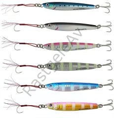 Savage gear 3D Slim Minnow 80 gr 10,5 cm Jig Suni Yem Glow Zebra