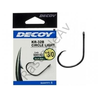 DECOY KR-32B Circle Light Black Nickel Olta İğnesi