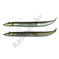 Crazy Sandeel CSE100/1 CSE800 Double Combo Off Shore 10gr Kaki Silikon Yem