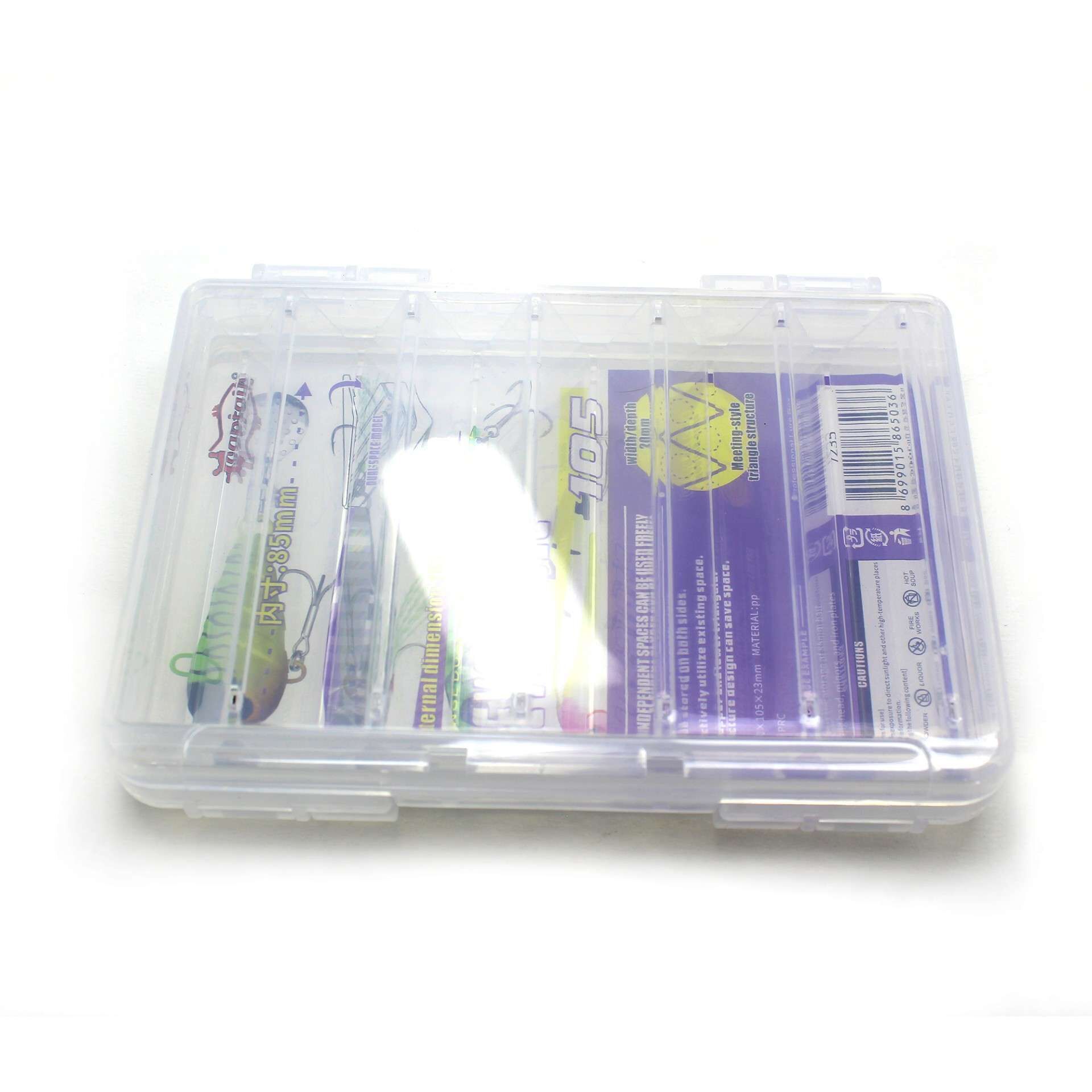 Captain 7235 Profesyonel Sahte Balık ve Jig Kutusu 14x10x3cm