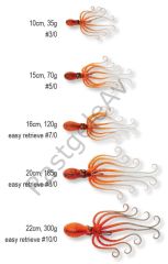 Savage gear Octobus 35g 10cm Suni Yem UV Orange Glow