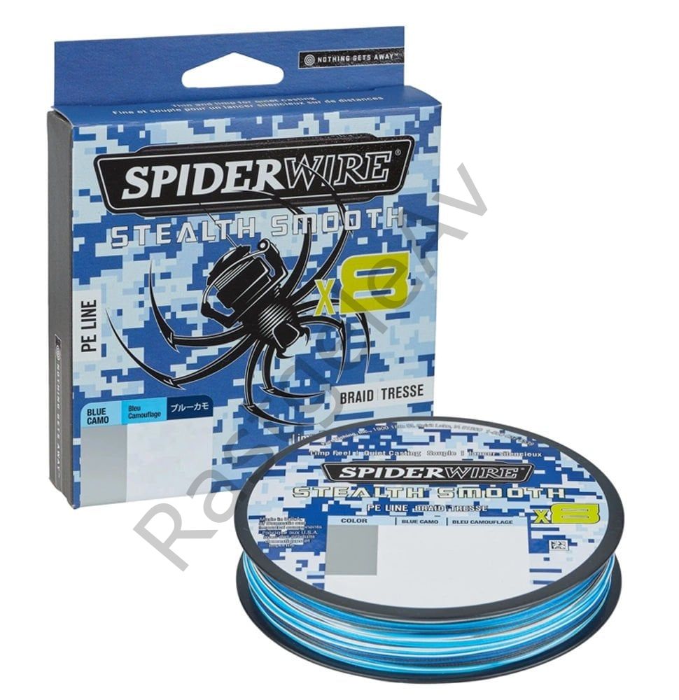 Spider Wire Stealth Smooth8 x8 Pe Braid 150m Blue Camo Örgü İp 0.07mm