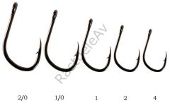 Lineaeffe Carp Hook Rıng Black 1/0 Numara
