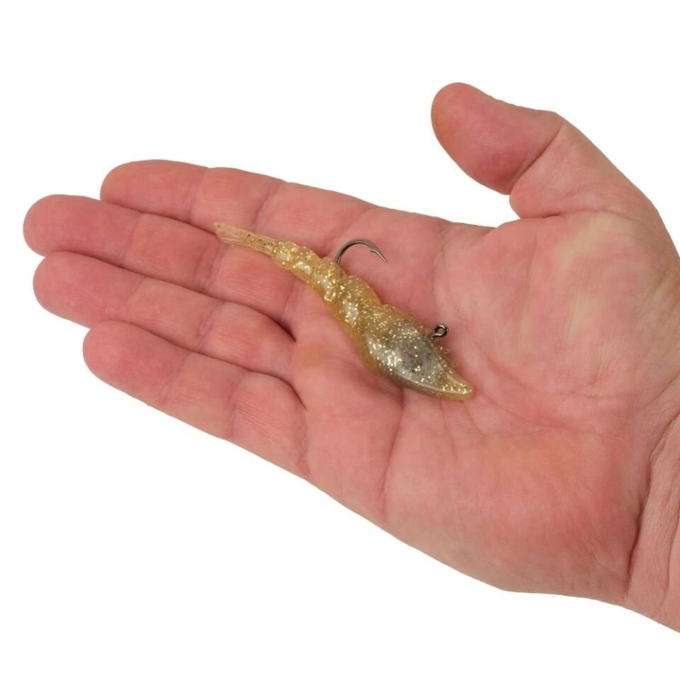 Berkley PowerBait Saltwater PowerSwitch Silikon Karides Yem GOLD - 9CM-17.7GR
