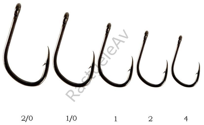 Lineaeffe Carp Hook Rıng Black 2/0 Numara