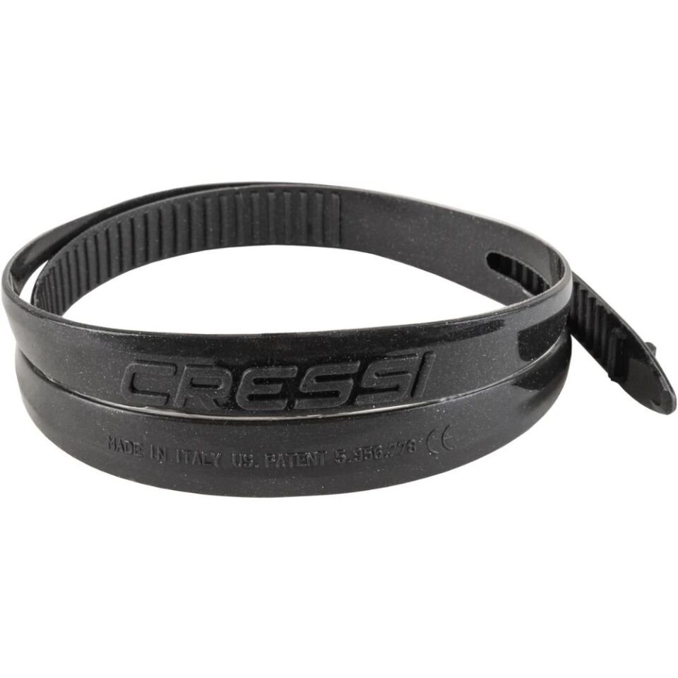 Cressi Silikon Yüzme Gözlüğü Kayışı BLACK
