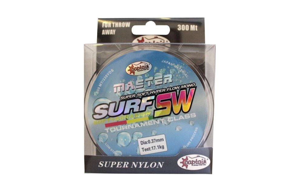 Captain Surf Master 300mt Monofilament Misina Multi Color