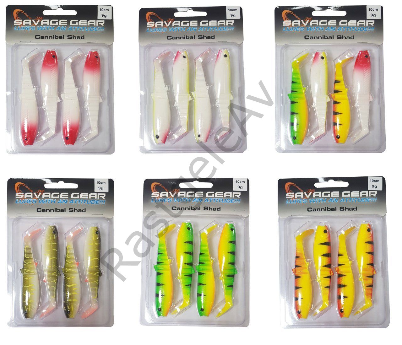 Savage gear Cannibal 10cm 4 Adet Suni Yem Golden Ambulance