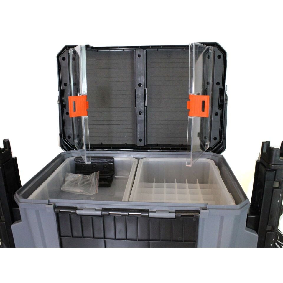 Captain 7212 Profesyonel Spin Takım Çantası ve Kamış Tutucu 42x25x28cm