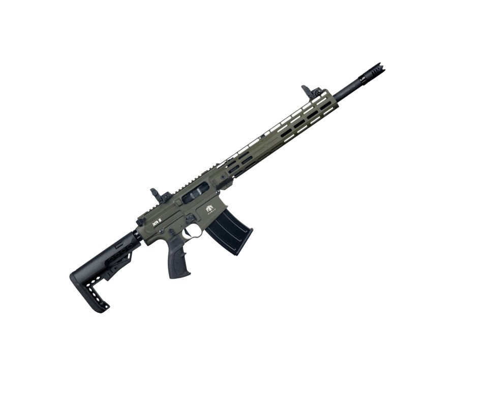 Huğlu Şarjörlü yarı otomatik tüfeği XR 8 Yeşil