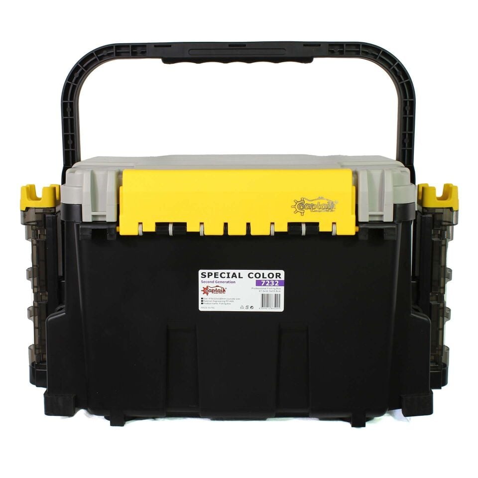 Captain 7232 Profesyonel Surf ve Spin Takım Çantası 2 Kamış Tutucu 47x32x33cm