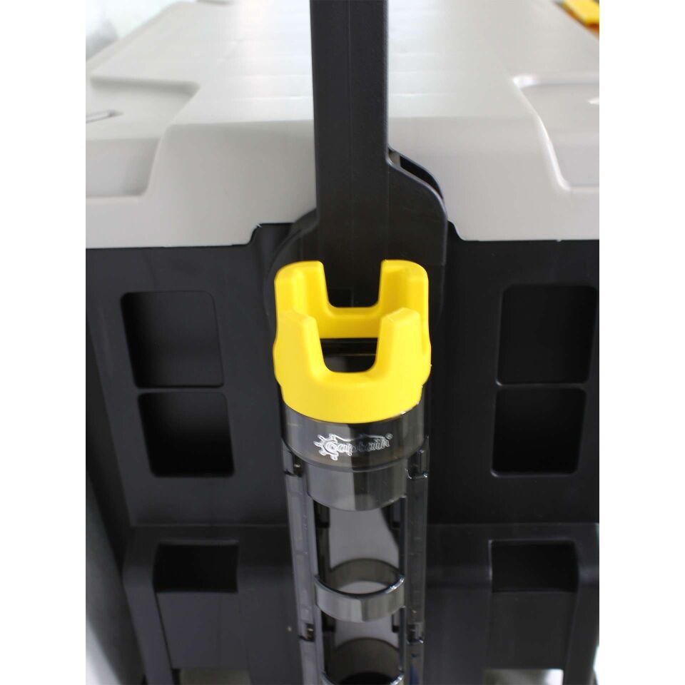 Captain 7232 Profesyonel Surf ve Spin Takım Çantası 2 Kamış Tutucu 47x32x33cm