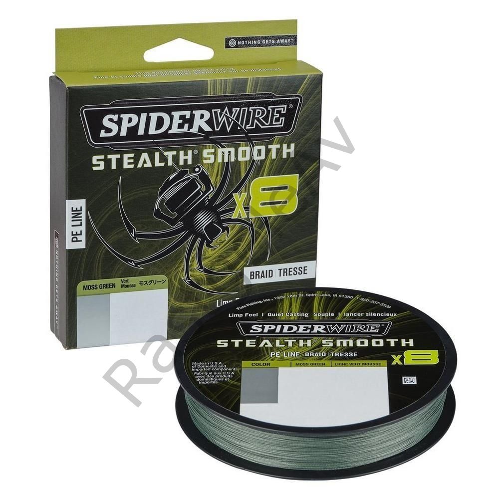 SpiderWire Stealth Smooth x8 Pe Braid 150m Moss Green Örgü İp 0.19mm