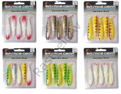 Savage gear Cannibal 8cm 5 Adet Suni Yem Read Head