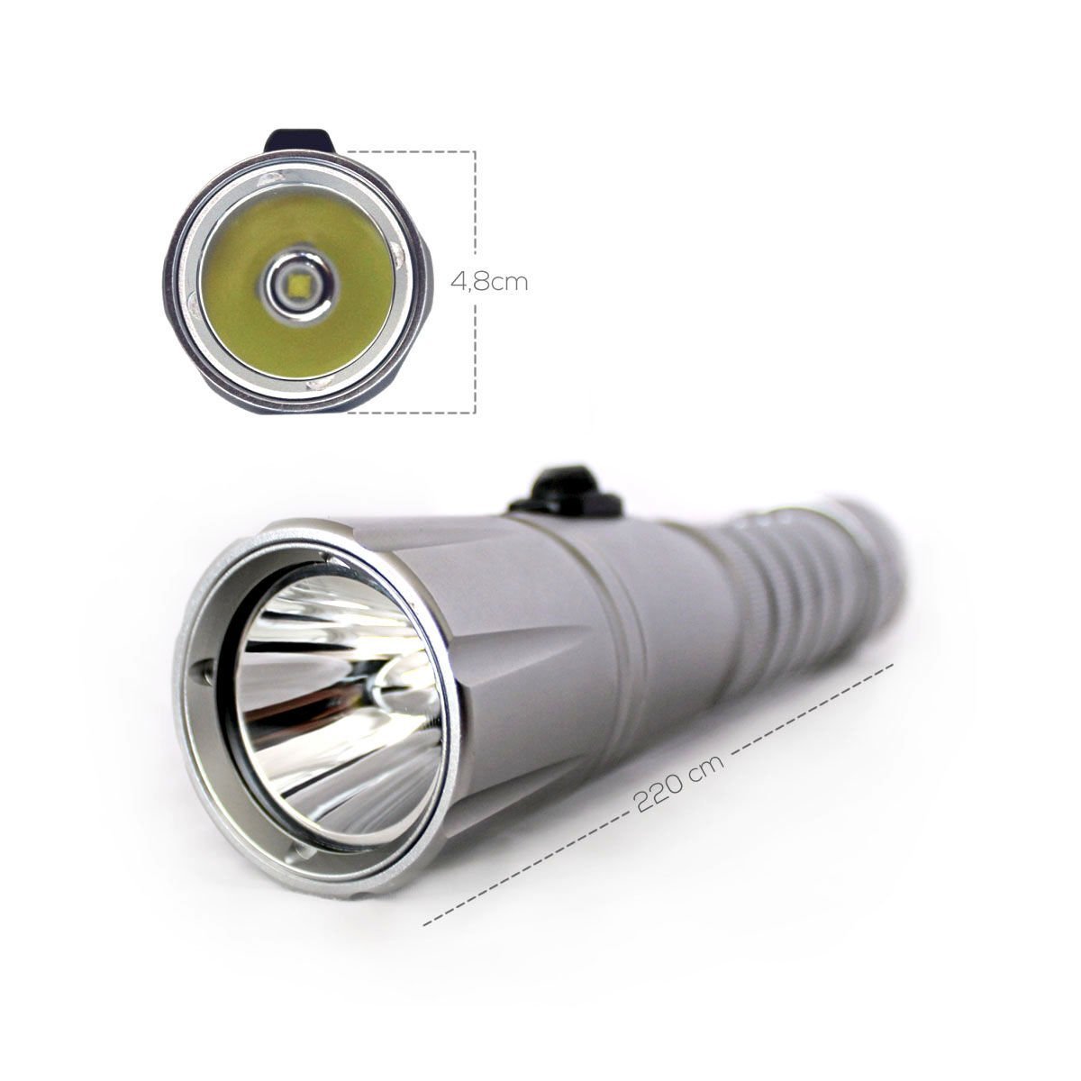 Amphibian Pro Fx-2000 Lümen Led Su Altı Feneri