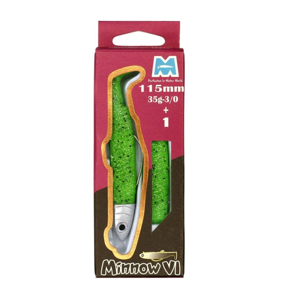 Minnow 6 Süper 90 mm Silikon 19g-2/0+1