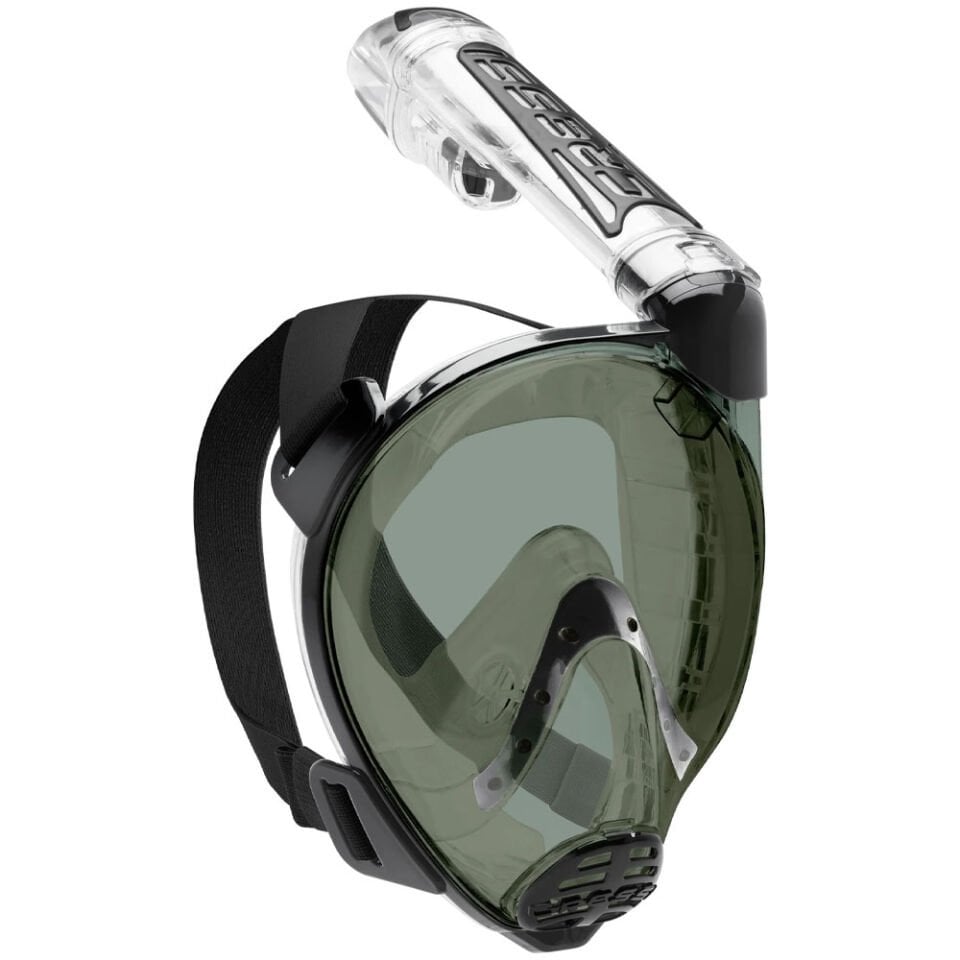 Cressi Duke Tam Yüz Maske CLEAR-BLACK-SMOKED LENS - M - L