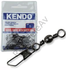 Kendo Rolling Swivel Safety Snap Snap 10 Adet (Düz Klips) 7