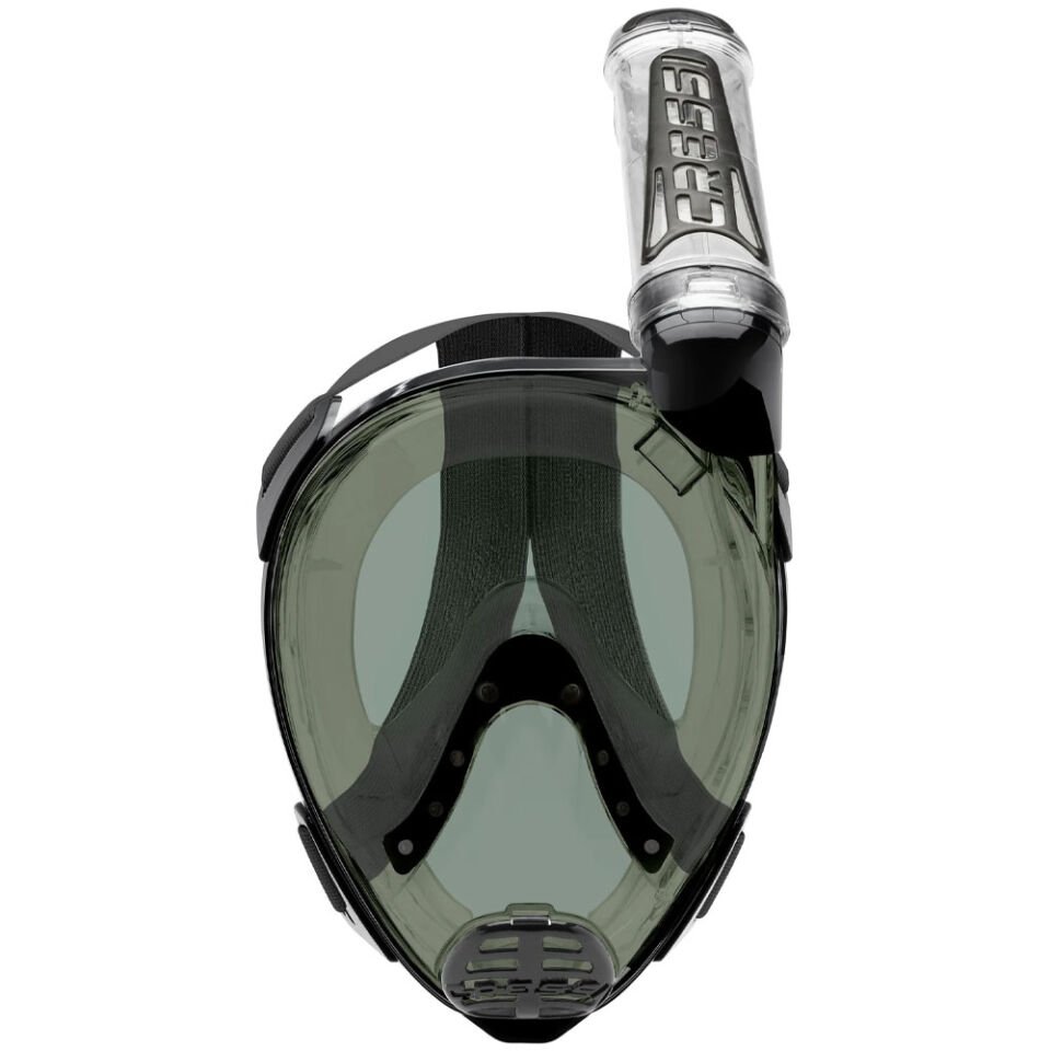 Cressi Duke Tam Yüz Maske CLEAR-BLACK-SMOKED LENS - S - M