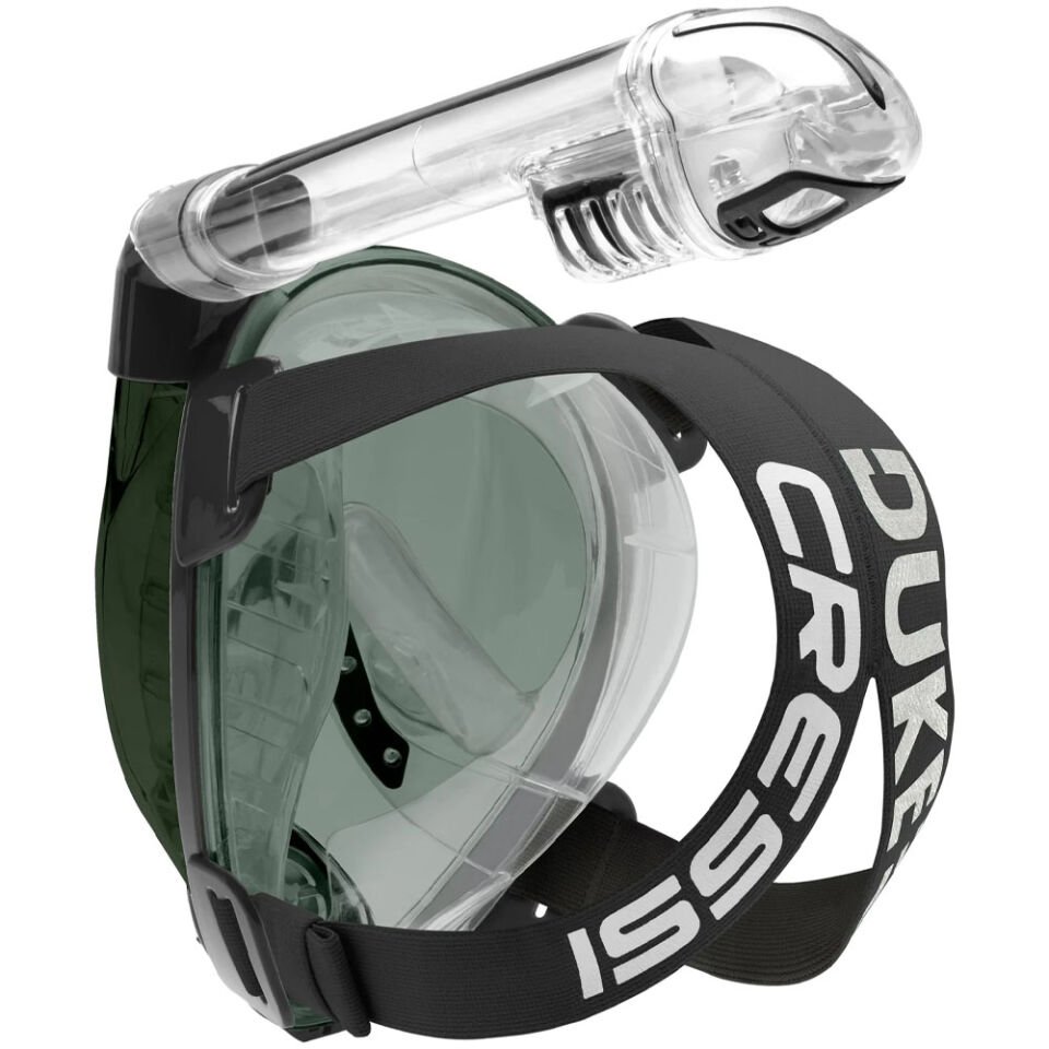 Cressi Duke Tam Yüz Maske CLEAR-BLACK-SMOKED LENS - S - M