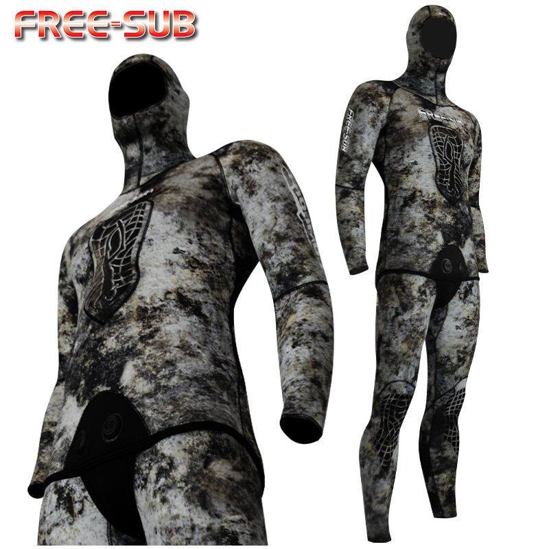 Free-Sub 3mm Ghost Dark Avcı Serbest Dalış Elbisesi