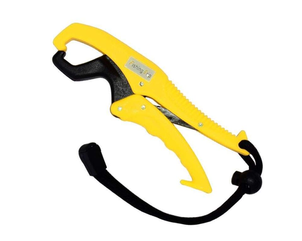 Captain 7504 Grip Plastik Balık Tutucu  Askı İpli 15cm SARı