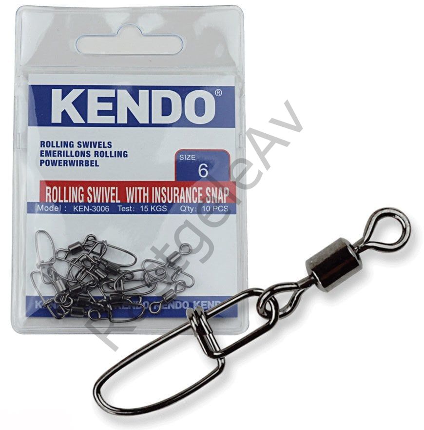 Kendo Rolling Swivel Insurance Snap 10 Adet 8